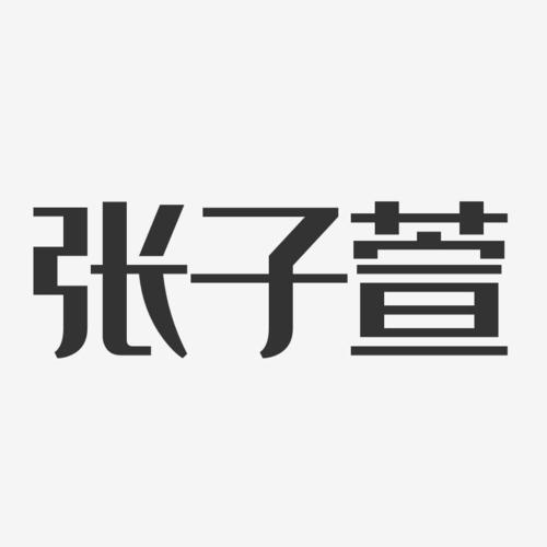 张子萱-经典雅黑字体艺术签名