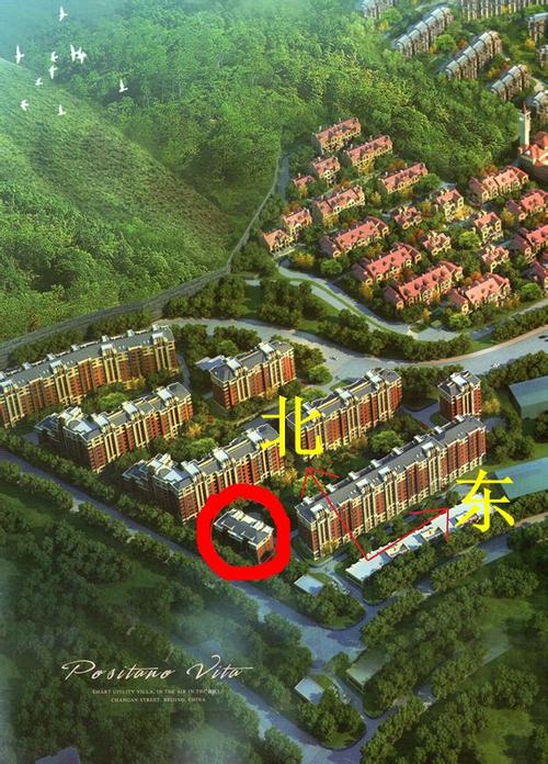 请问画红圈的楼在这个小区为什么要这么建?风水上有什么讲究吗?